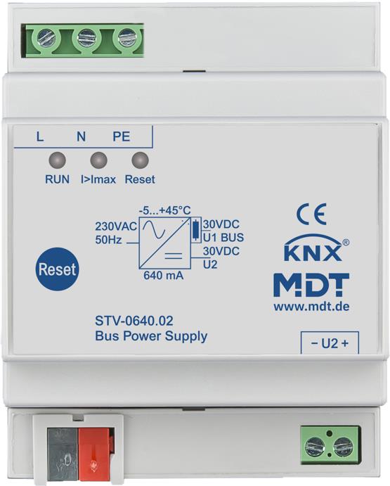MDT Technologies Napájecí zdroj KNX, 4M, 640mA