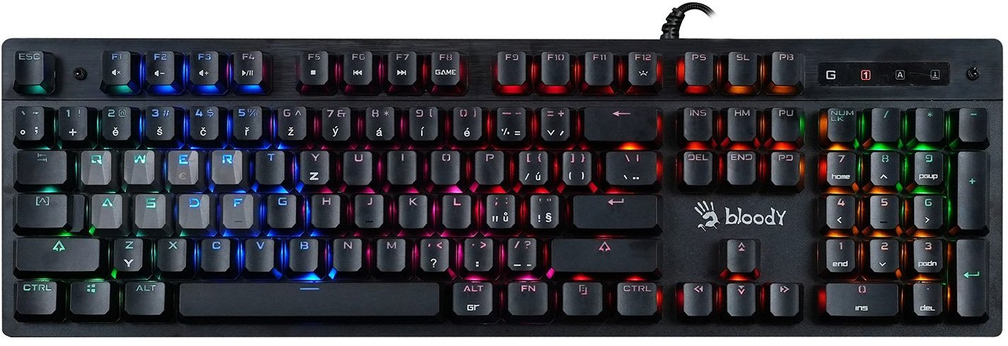 A4tech Bloody B500N Mecha-Like Switch, USB, černá - CZ