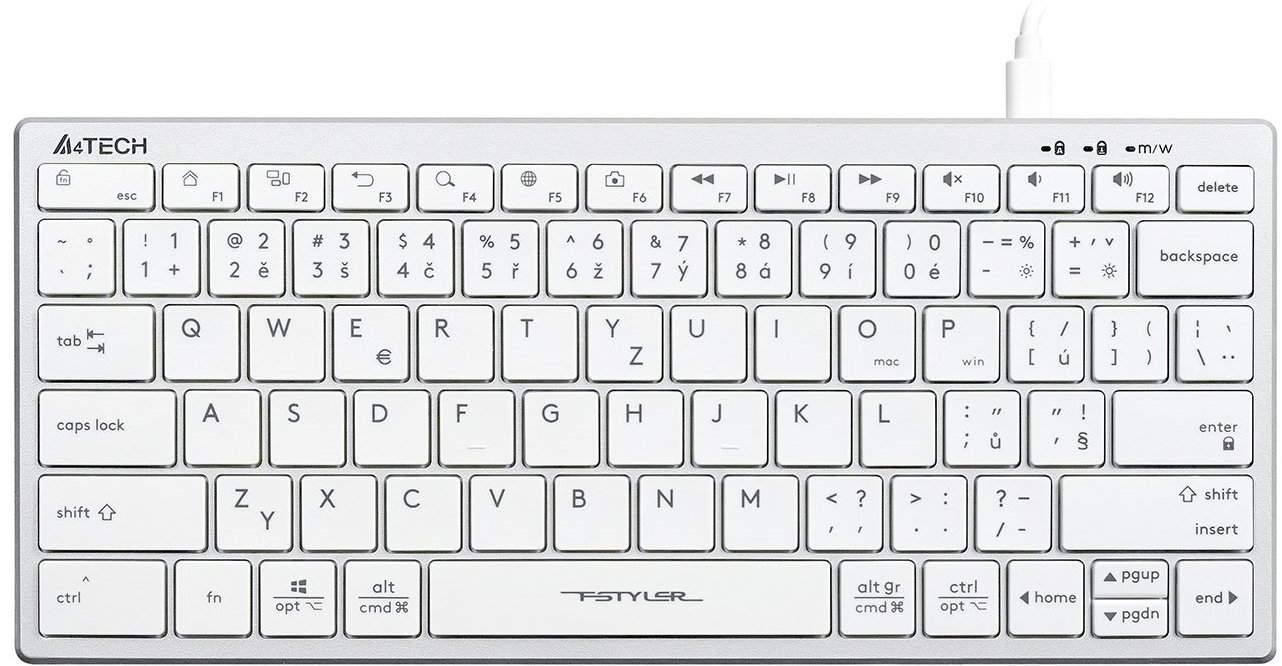A4tech FX51, bílá - CZ