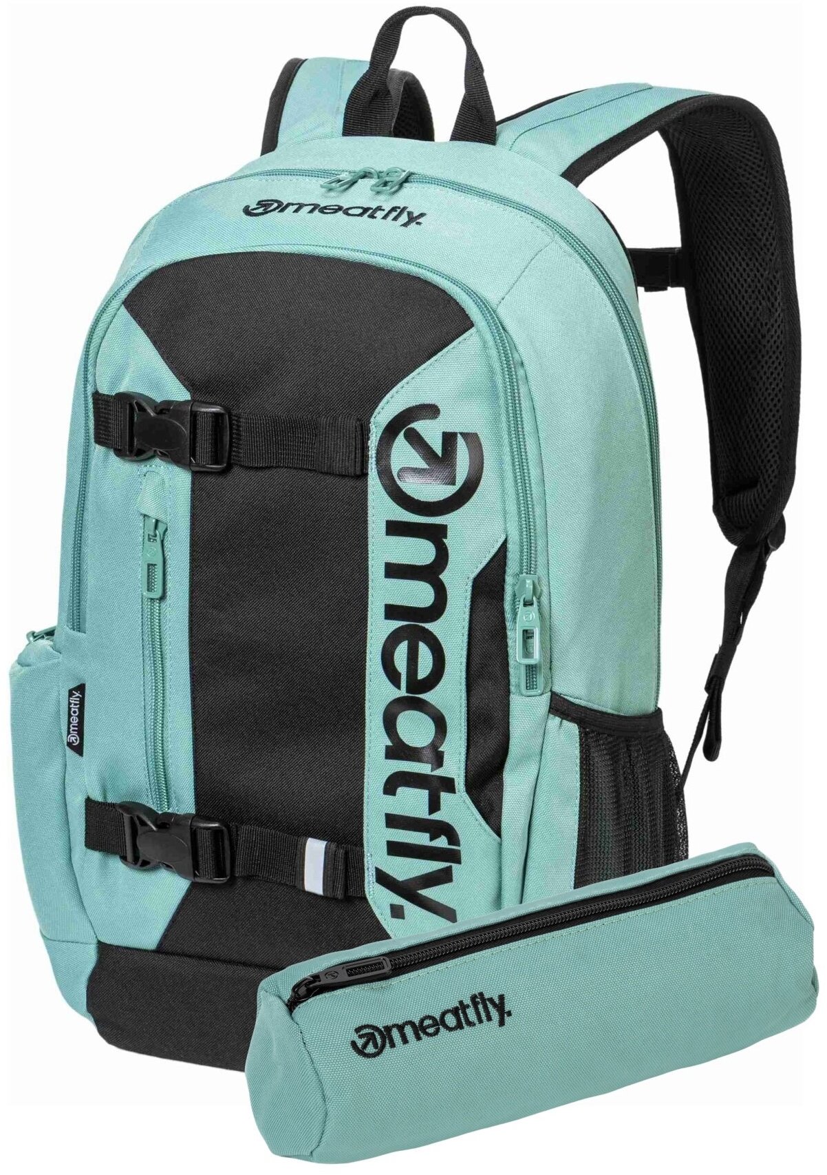 Meatfly Basejumper 22 l, Sea Green - moderní a funkční aktovka