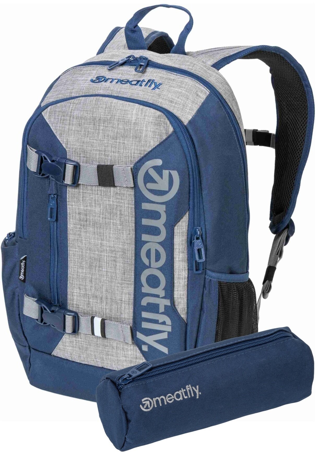 Batoh Meatfly Basejumper 22 l v modrošedé barvě