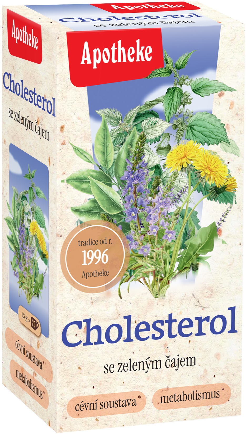 Apotheke Na cholesterol 20 × 1,5 g