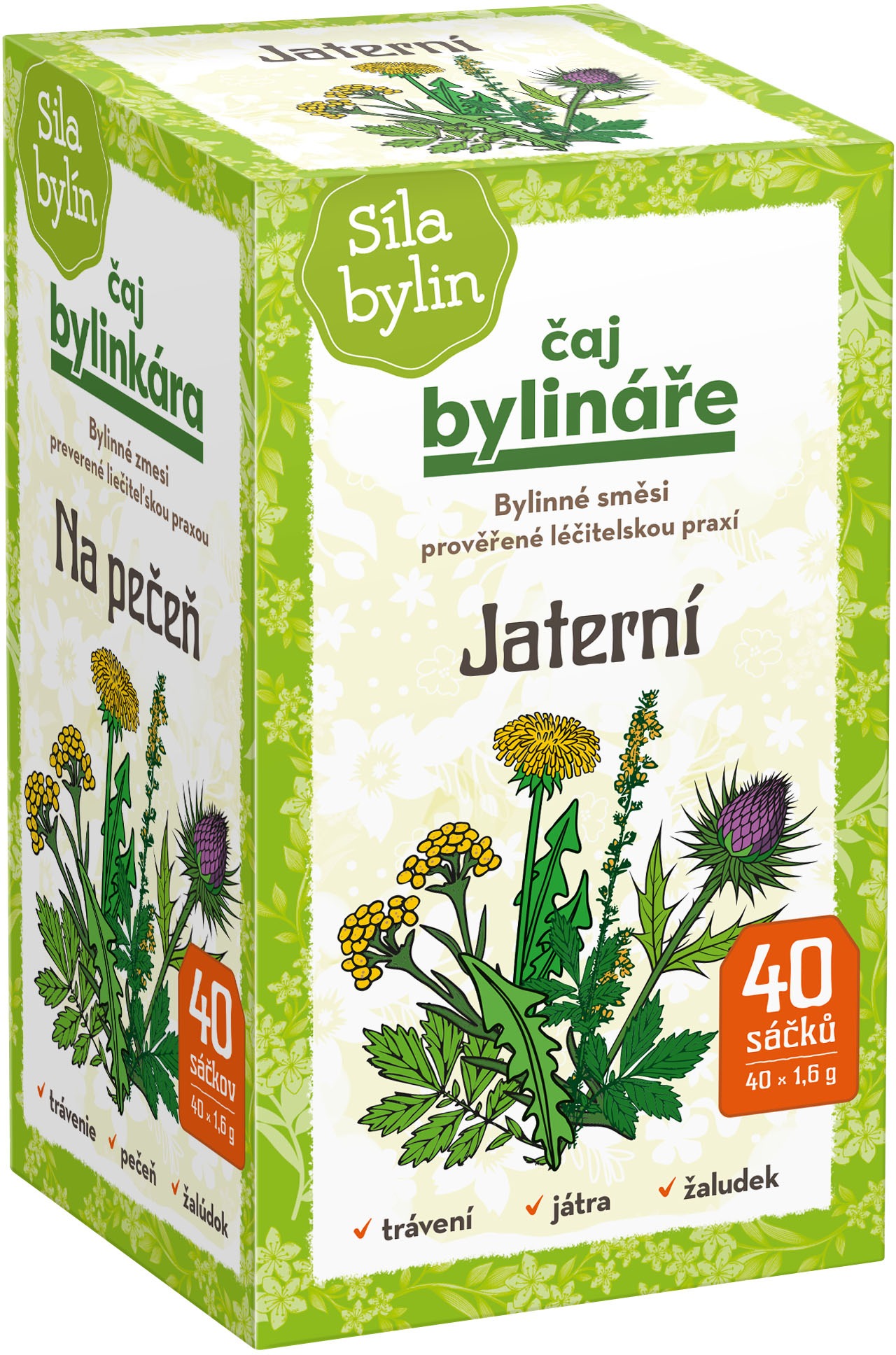 Čaj bylináře Jaterní 40 × 1,6 g