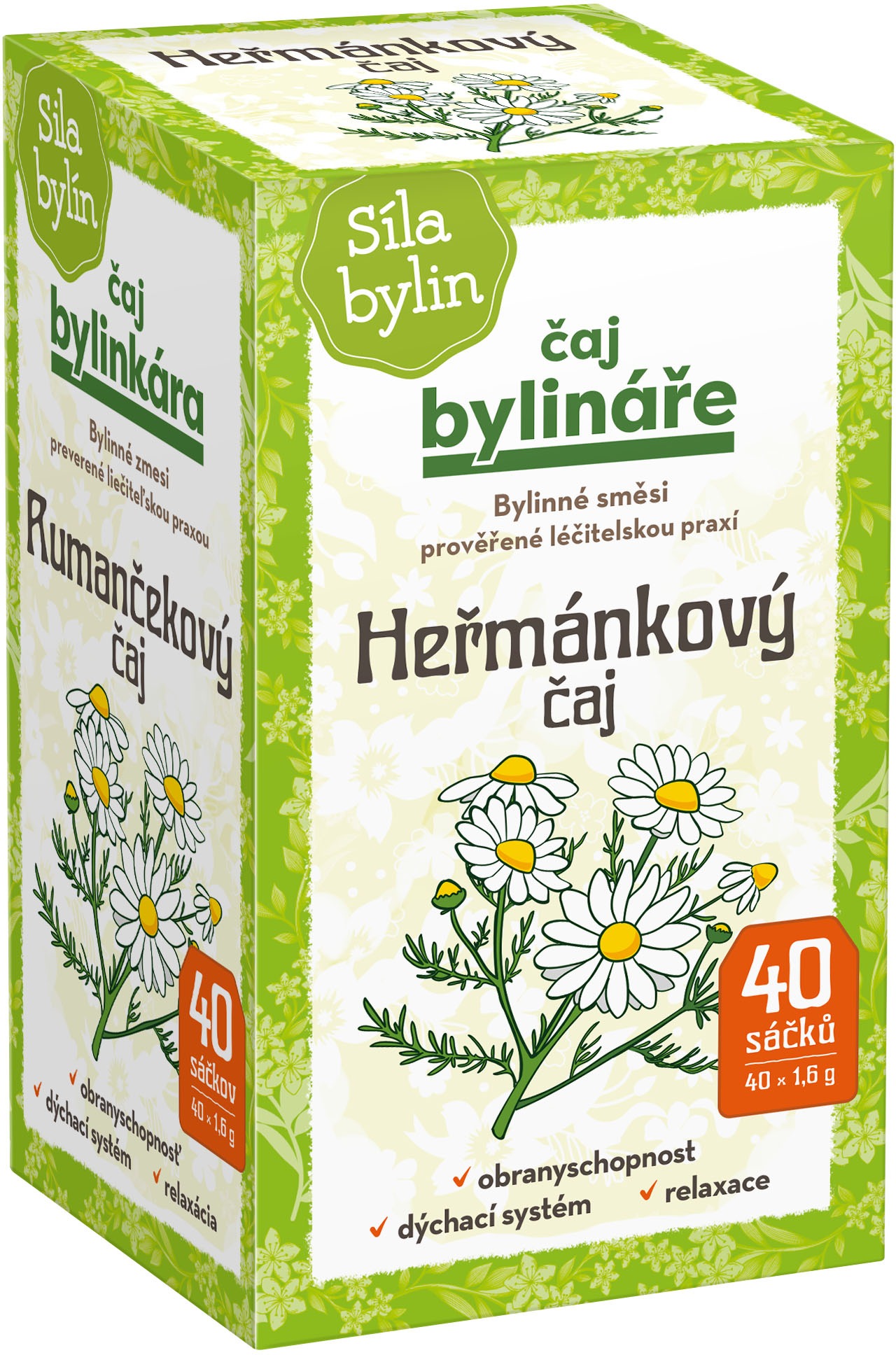 Apotheke Bylinář čaj Heřmánkový 40 × 1,6 g