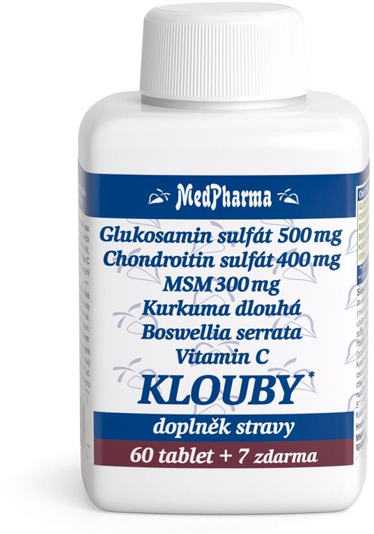 MedPharma Glukosamin sulfát  KLOUBY - 67 tbl.