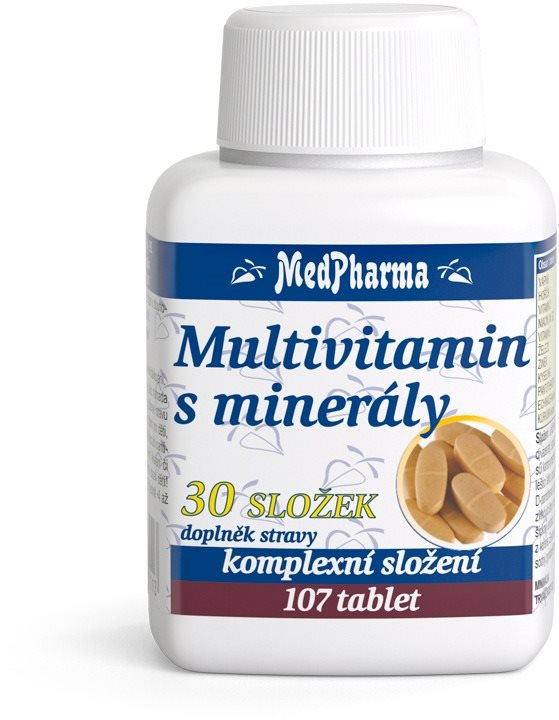 MedPharma Multivitamin s minerály 30 složek - 107 tbl.