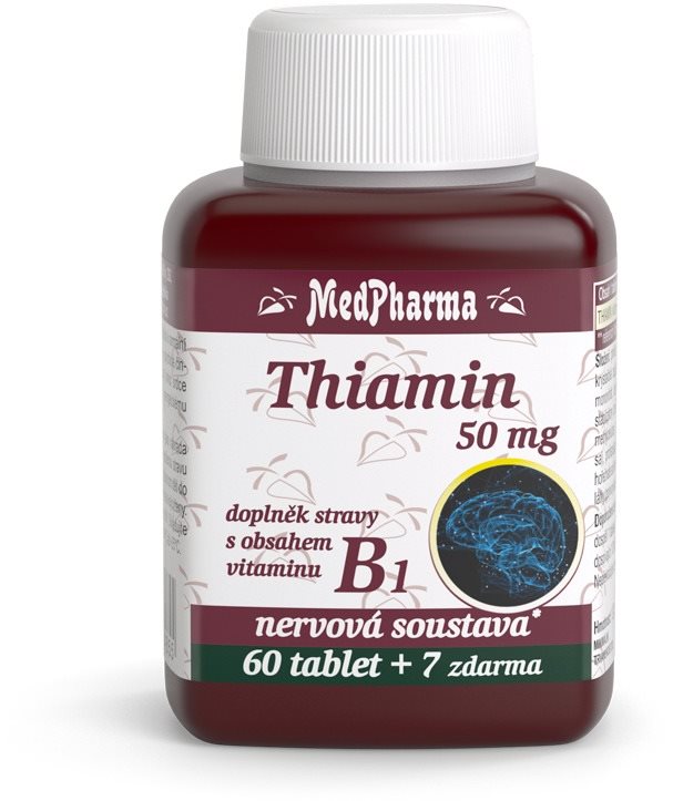 MedPharma Thiamin (vitamin B1) 50 mg - 67 tbl.