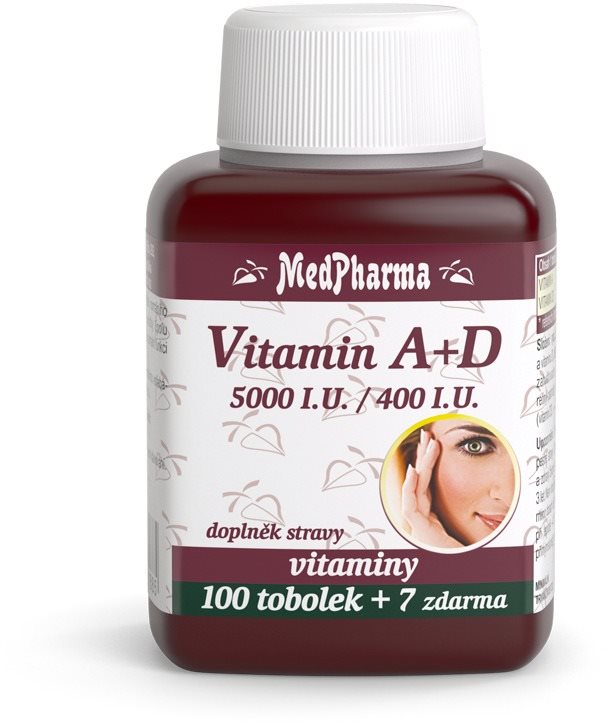 MedPharma Vitamin A+D (5000 m.j./400 m.j.) - 107 tob.