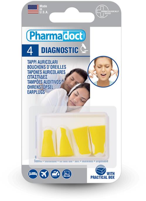 Pharmadoct špunty do uší box 4 ks