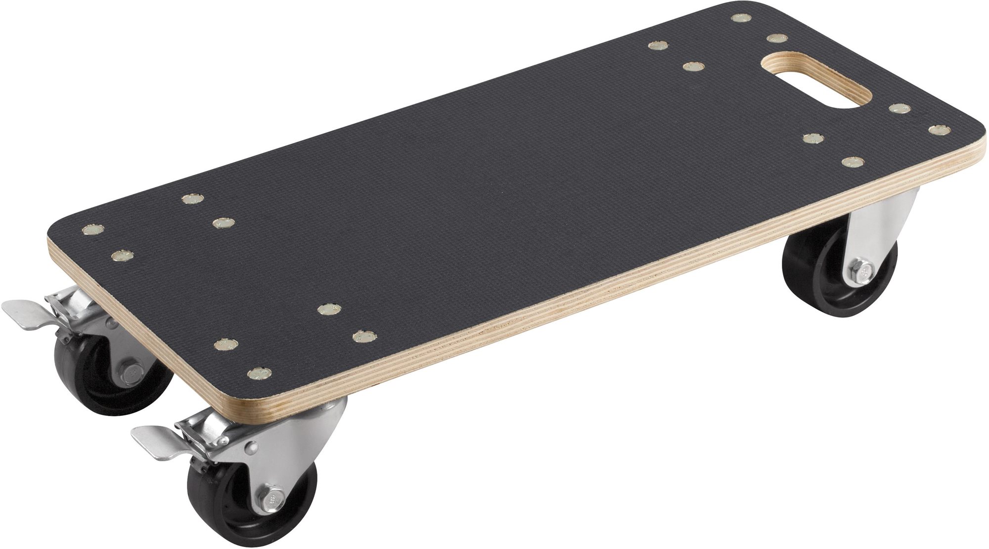METAFRANC Transportní vozík 590 × 290 mm, protiskl. překližka/PA, max. nostnost 400 kg