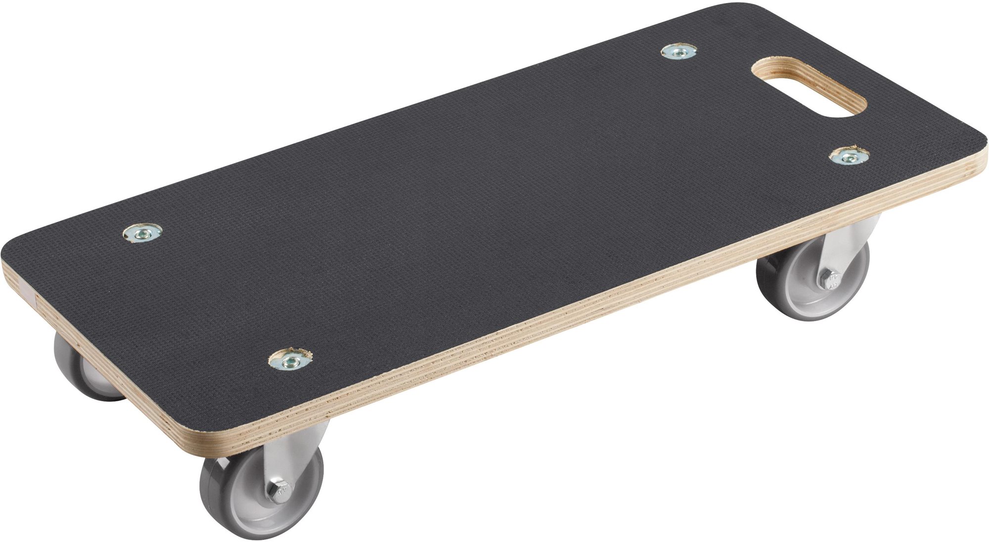 METAFRANC Transportní vozík 590 × 290 mm, protiskl. překližka/PU, max. nostnost 200 kg