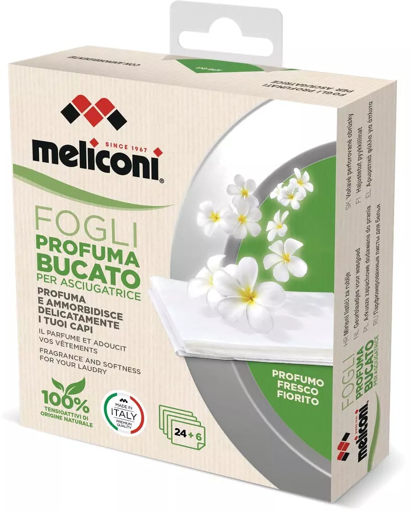 MELICONI 656166 Vonné ubrousky do sušičky