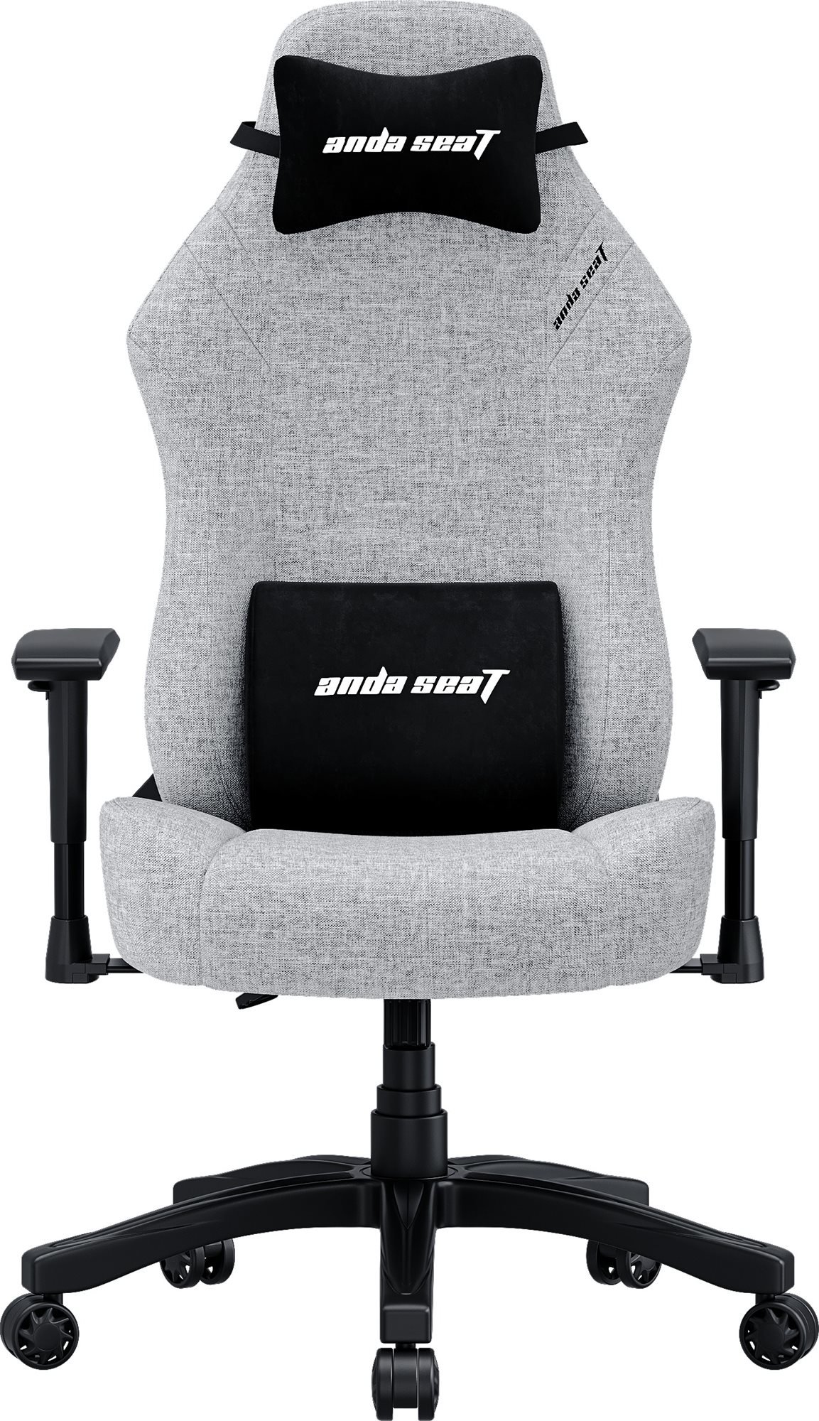 Anda Seat Luna Premium Gaming Chair - L size Grey Fabric