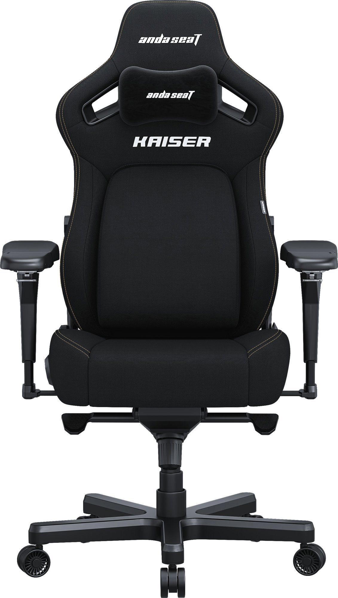 Anda Seat Kaiser 4 Premium Gaming Chair - XL size Black Fabric