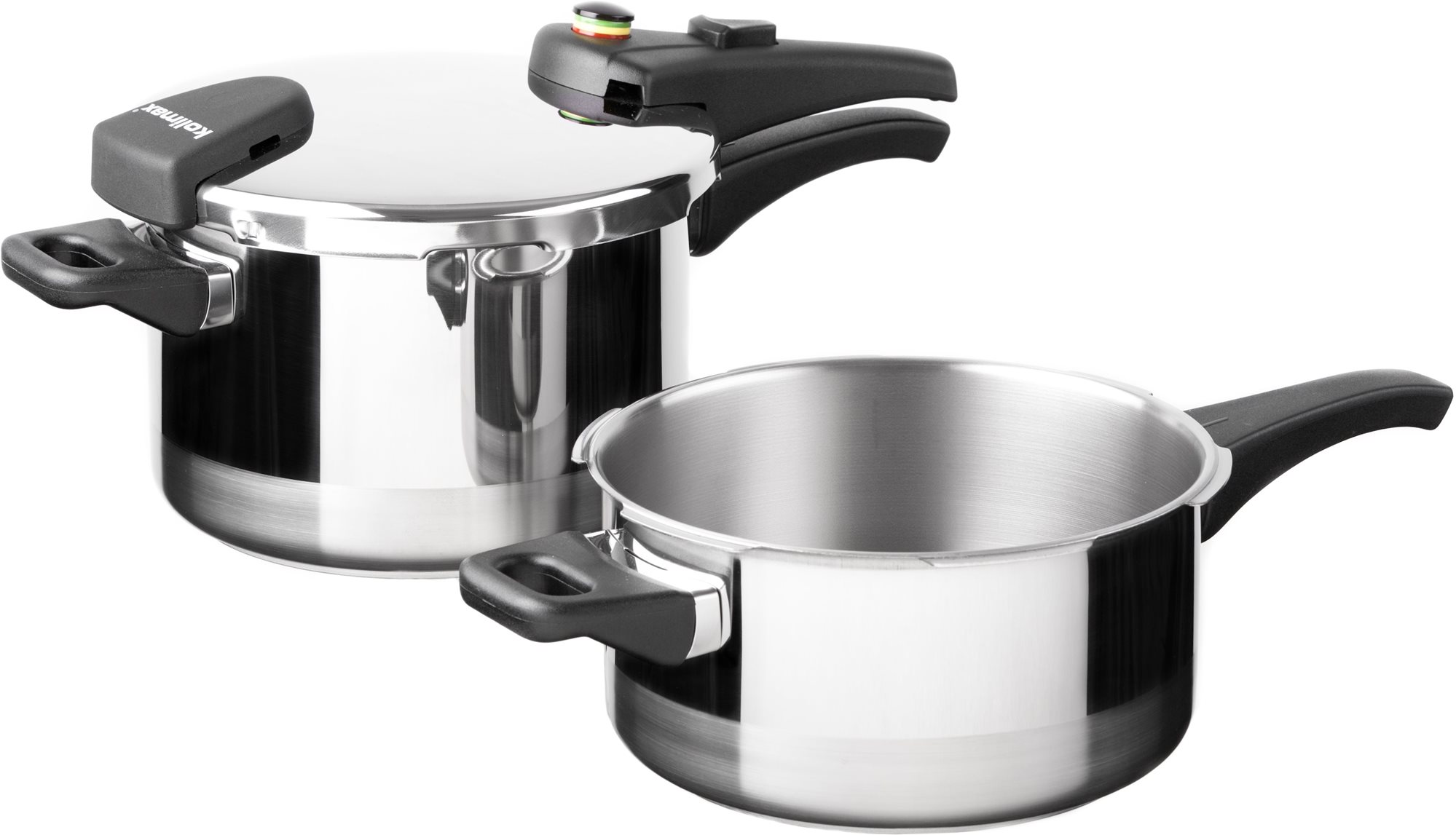 Kolimax Sada tlakových hrnců BIOMAX DUO s BIO ventilem 22cm, 5.5l a 4.0l
