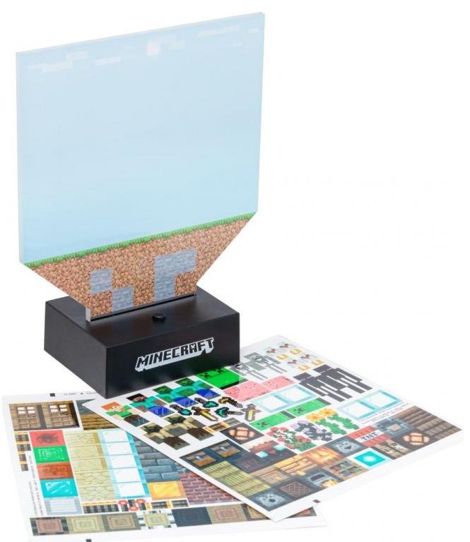 Minecraft: Build A Level - lampa s nálepkami