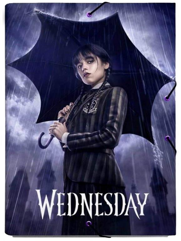 Složka A4 s motivem Netflix Wednesday: Umbrella