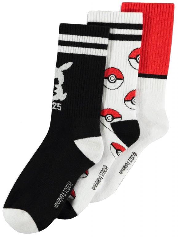 Pokémon Iconics Logos - pánské ponožky (43 - 46)