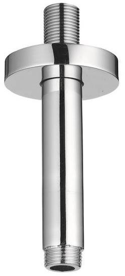 MEREO Rameno kulaté ze stropu, 165 mm, O 20 mm, mosaz