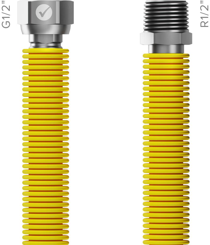 MERABELL Gas Flexi R1/2"-G1/2" 30-60cm