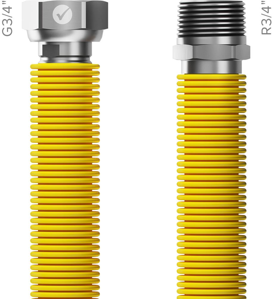 MERABELL Gas Flexi R3/4"-G3/4" 30-60cm
