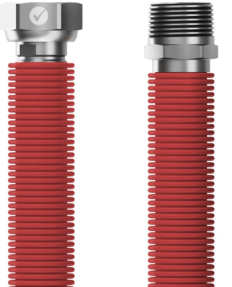 MERABELL Aqua Flexi R3/4"-G3/4" červená, 30-60cm