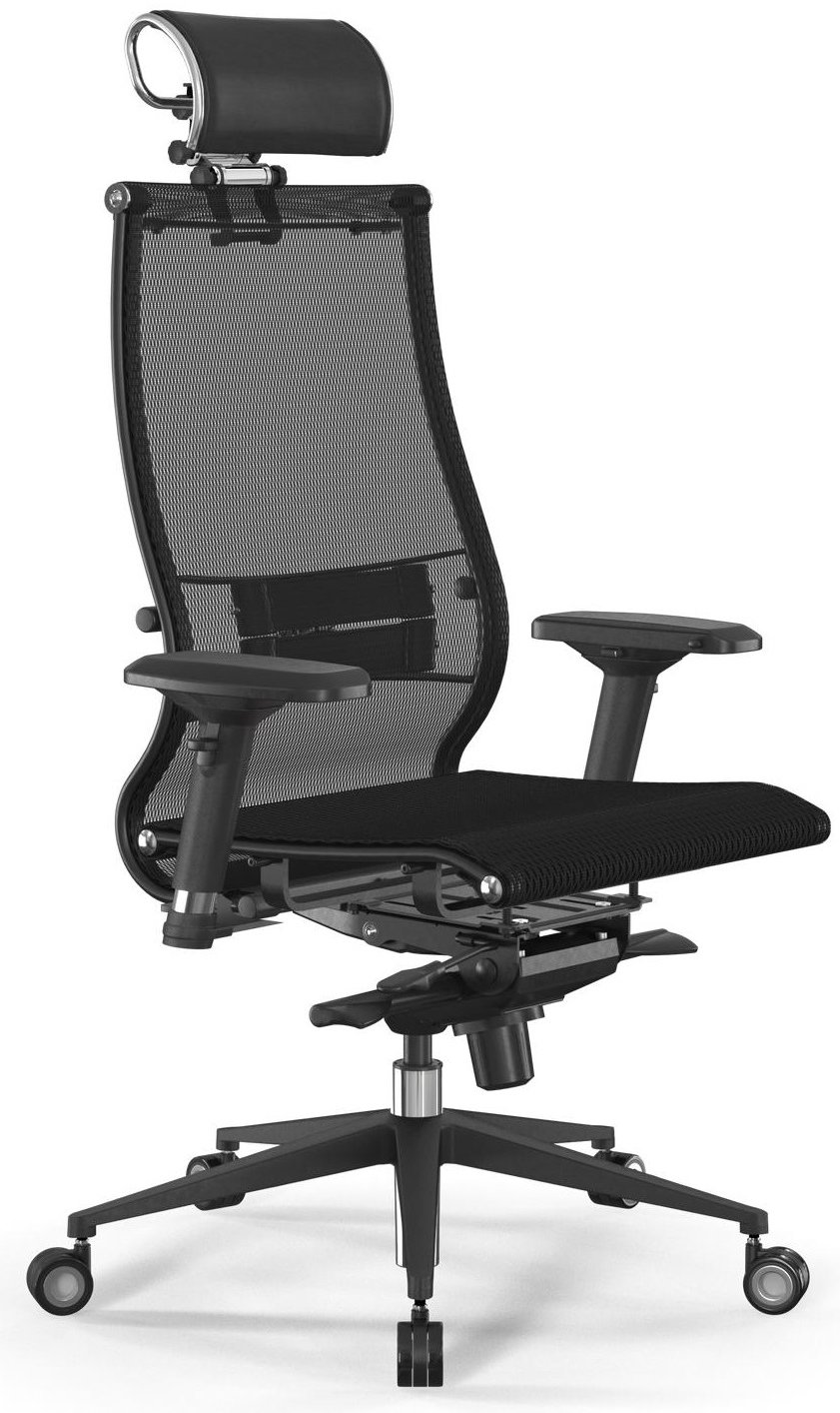 Ergonomická kancelářská židle MERCURY STAR Samurai L2-9D v černé barvě