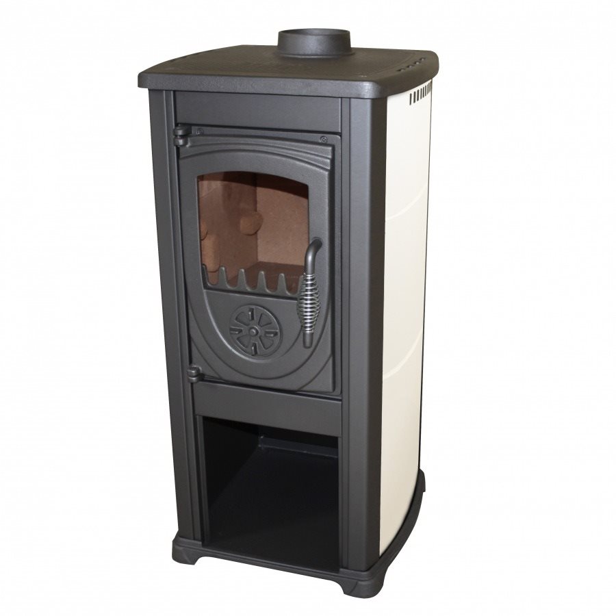 Thalia Okta ECO krémová 3,9 kW, kouřovod 120 mm
