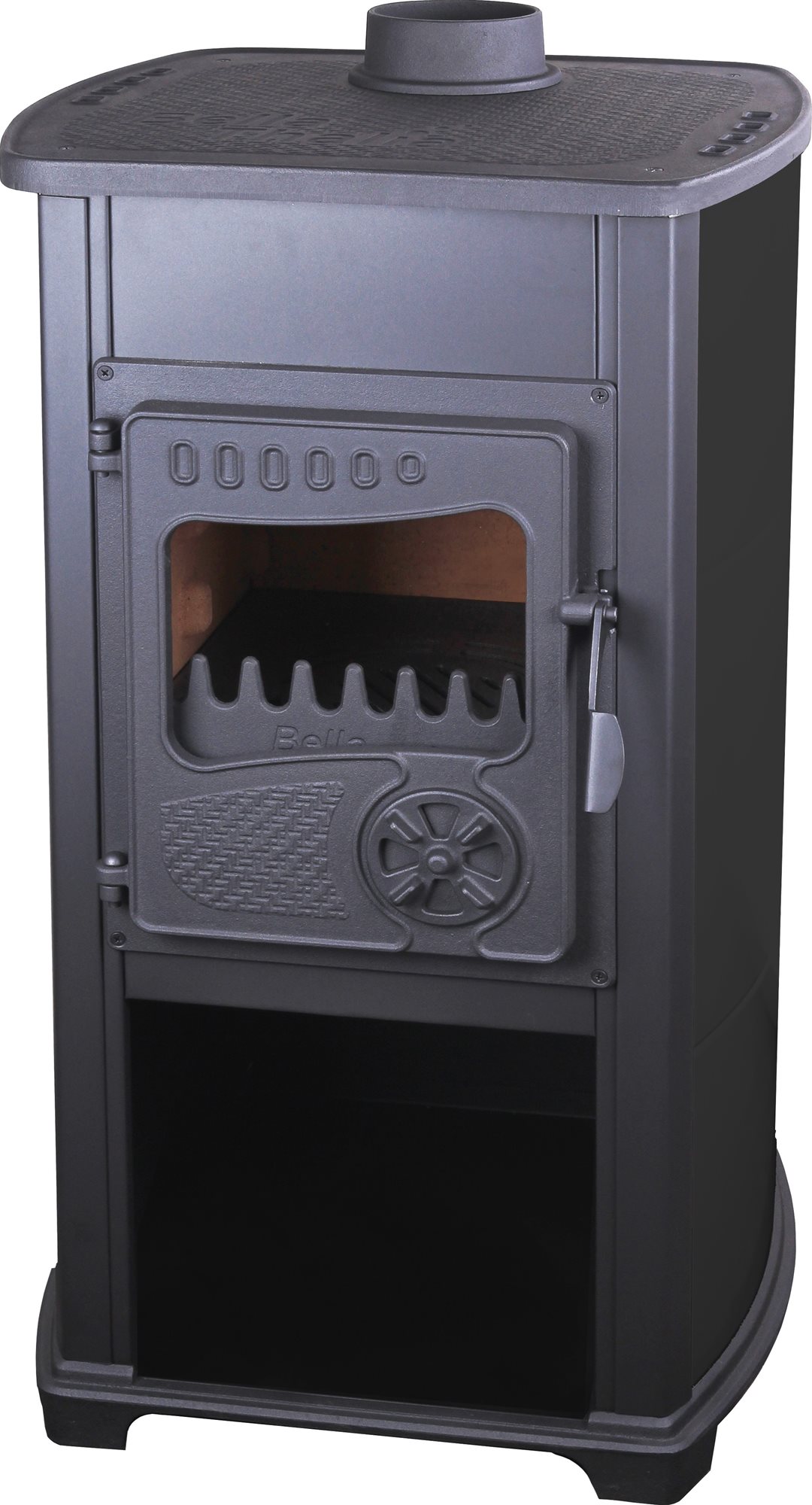 Thalia Bella ECO antracit 5,4 kW, kouřovod 120 mm
