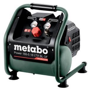 METABO Kompresor se vzdušníkem 5l, bezolejový AKU Power 160-5 18 LTX BL OF (bez AKU)