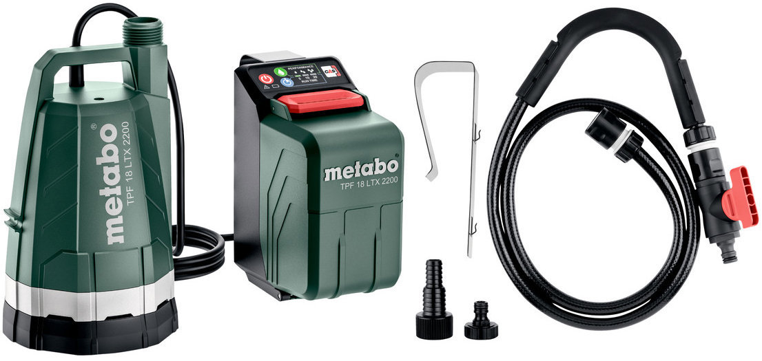 METABO Ponorné čerpadlo Aku TPF 18 LTX 2200 (bez aku)