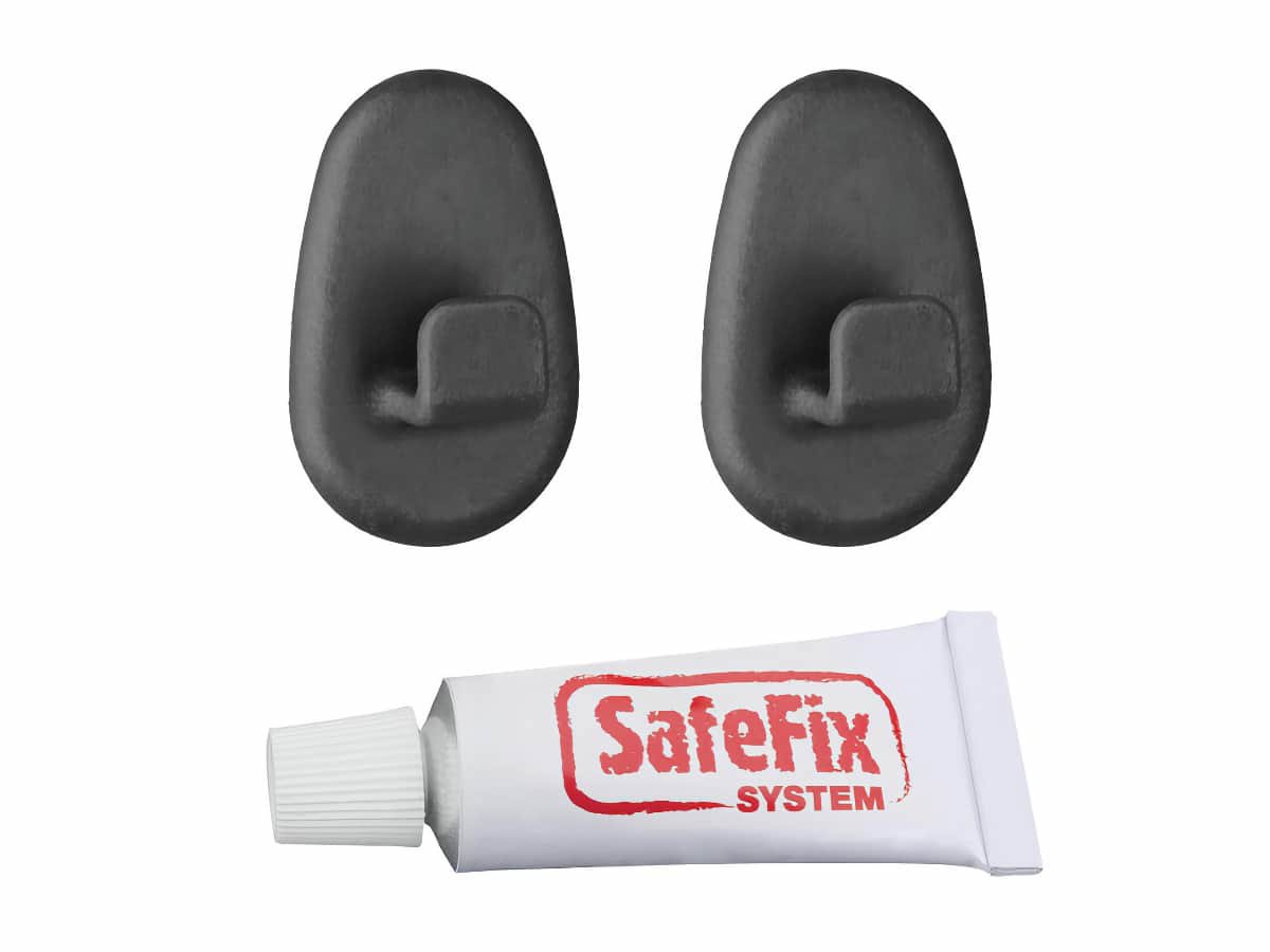 Metaltex LAVA Háček 2 ks + Lepidlo SAFEFIX pro závěsný systém