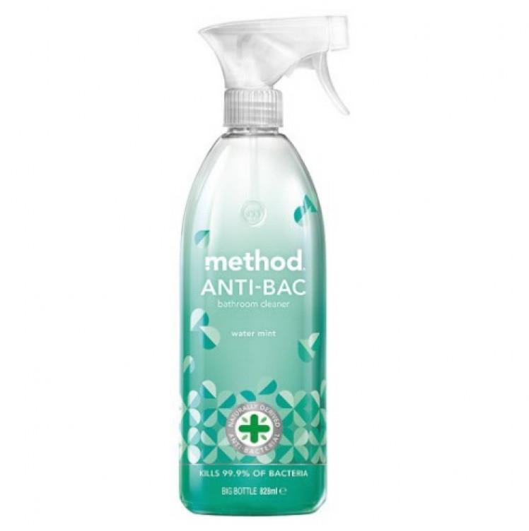 METHOD Antibakteriální čistič na koupelny, 830 ml - Water mint