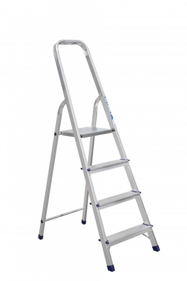 ALUMET Schůdky jednostranné hliníkové, 4 příčky