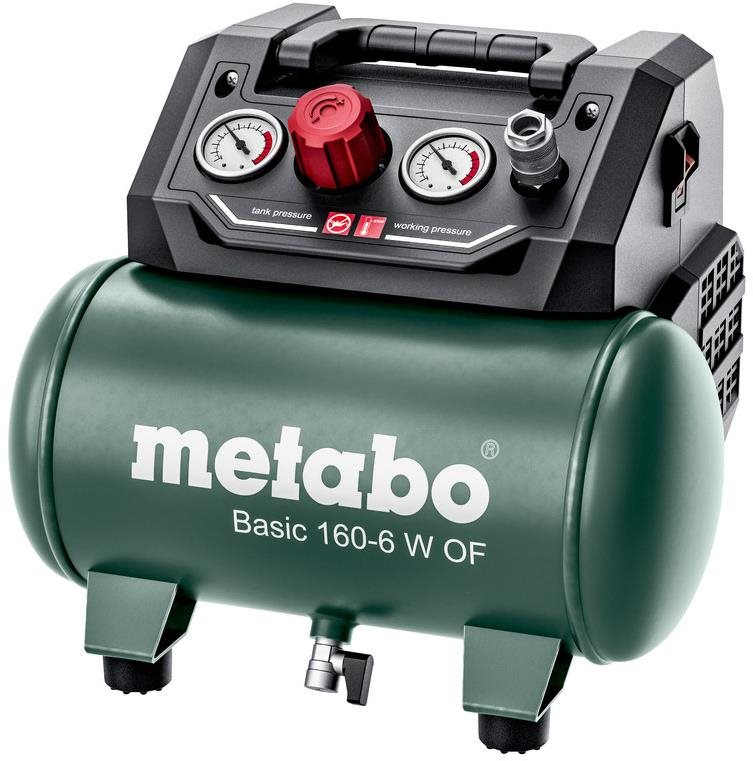 METABO Kompresor se vzdušníkem 6l, bezolejový Basic 160-6 W OF