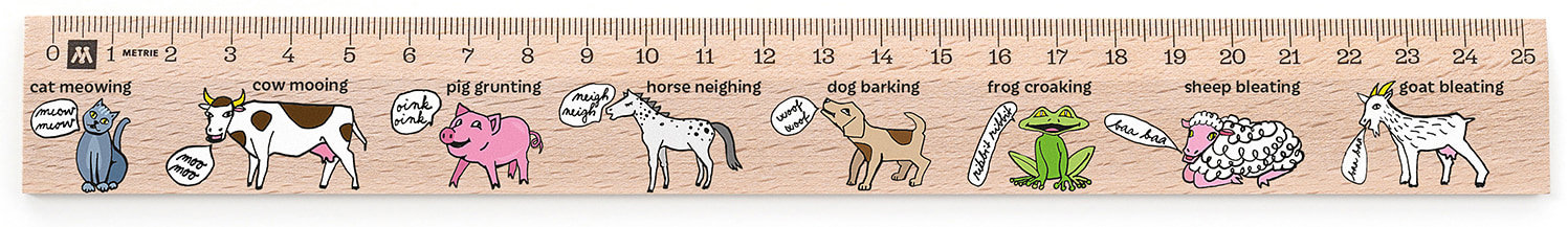 METRIE Didakt M07 dřevěné, animals speak, 25 cm
