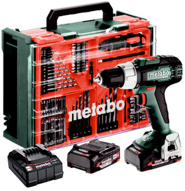 METABO Vrtačka AKU SB 18 L MD (2x2 Ah)