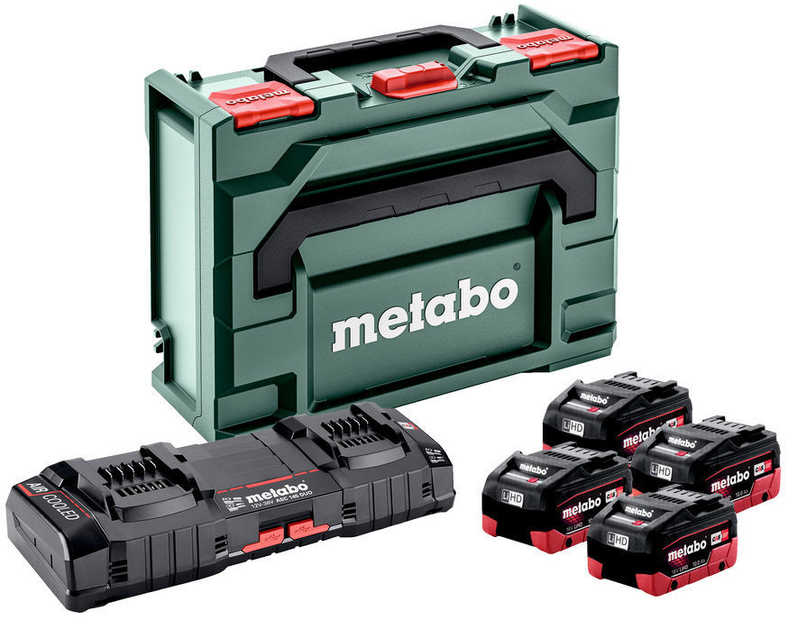 METABO Basic-Set LiHD 4 × LiHD (Li-ion) 10 Ah LiHD (Li-ion) + ASC