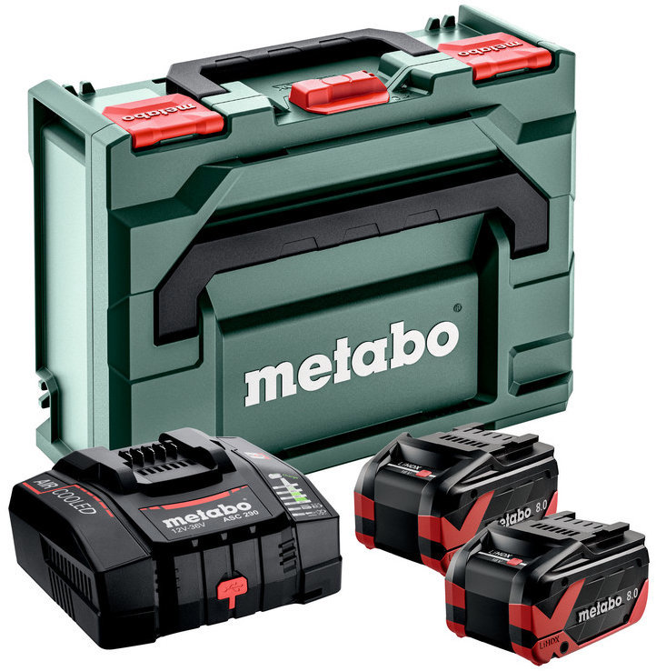 METABO Basic-Set 2 × LiHDX (Li-ion) 8,0 Ah