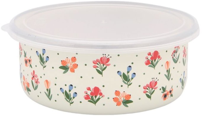 Metalac Julie, Miska s plastovým víčkem 16 cm, 1,3 l