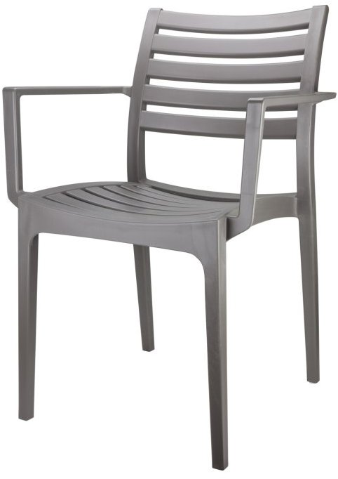 Mega Plast MP1548 Capri 83 × 58 × 57 cm, Dark Grey