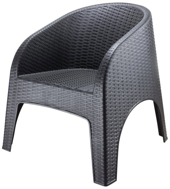 Mega Plast MP1551 Toscana 80 × 75 × 76 cm, Antracit