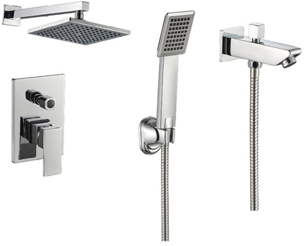 Metalac Aquabi Rain - quadro vestavný sprchový set