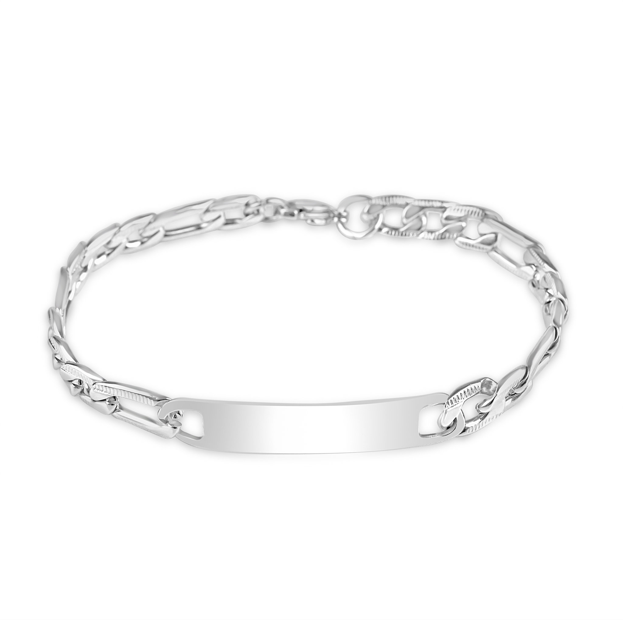 Meucci Náramek Figaro s destičkou 0,7 cm