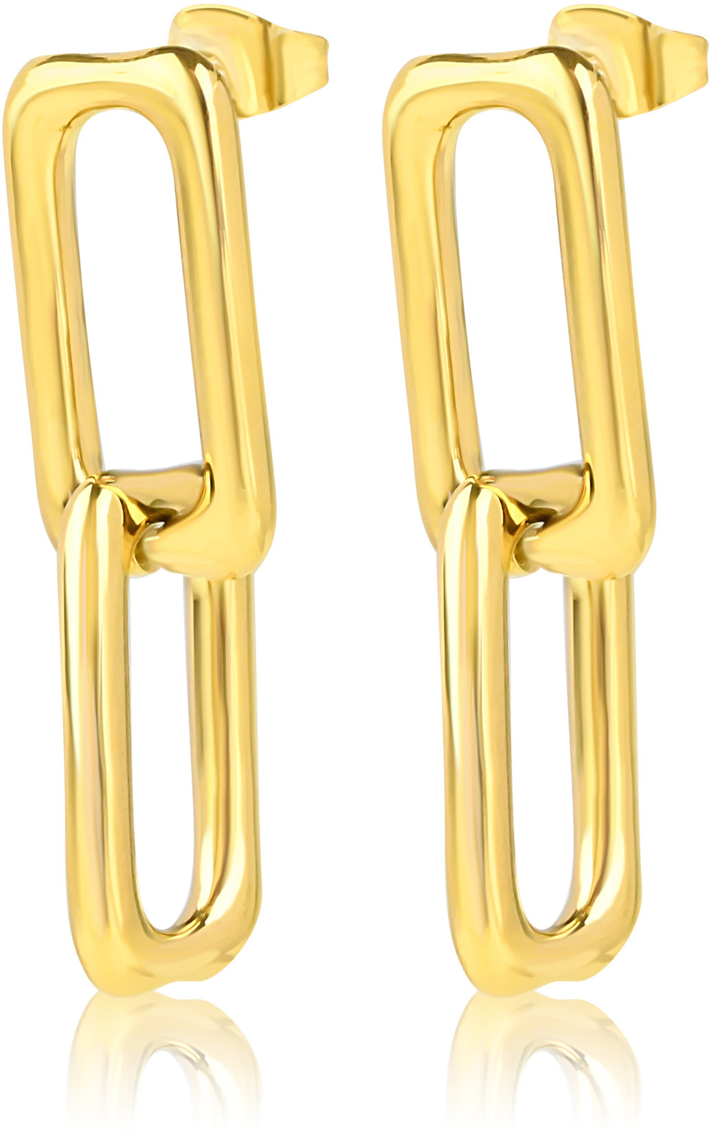 Meucci Náušnice Anker gold