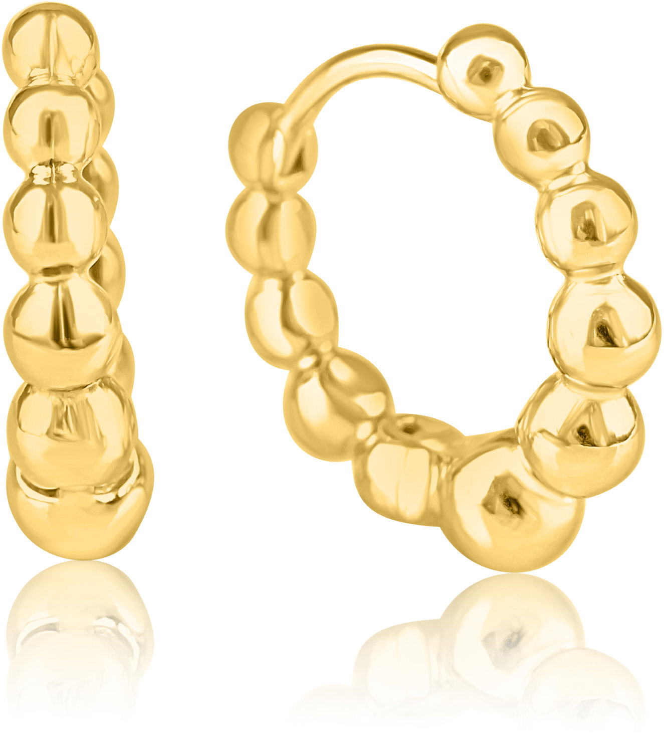 Meucci Náušnice Bubliny gold II