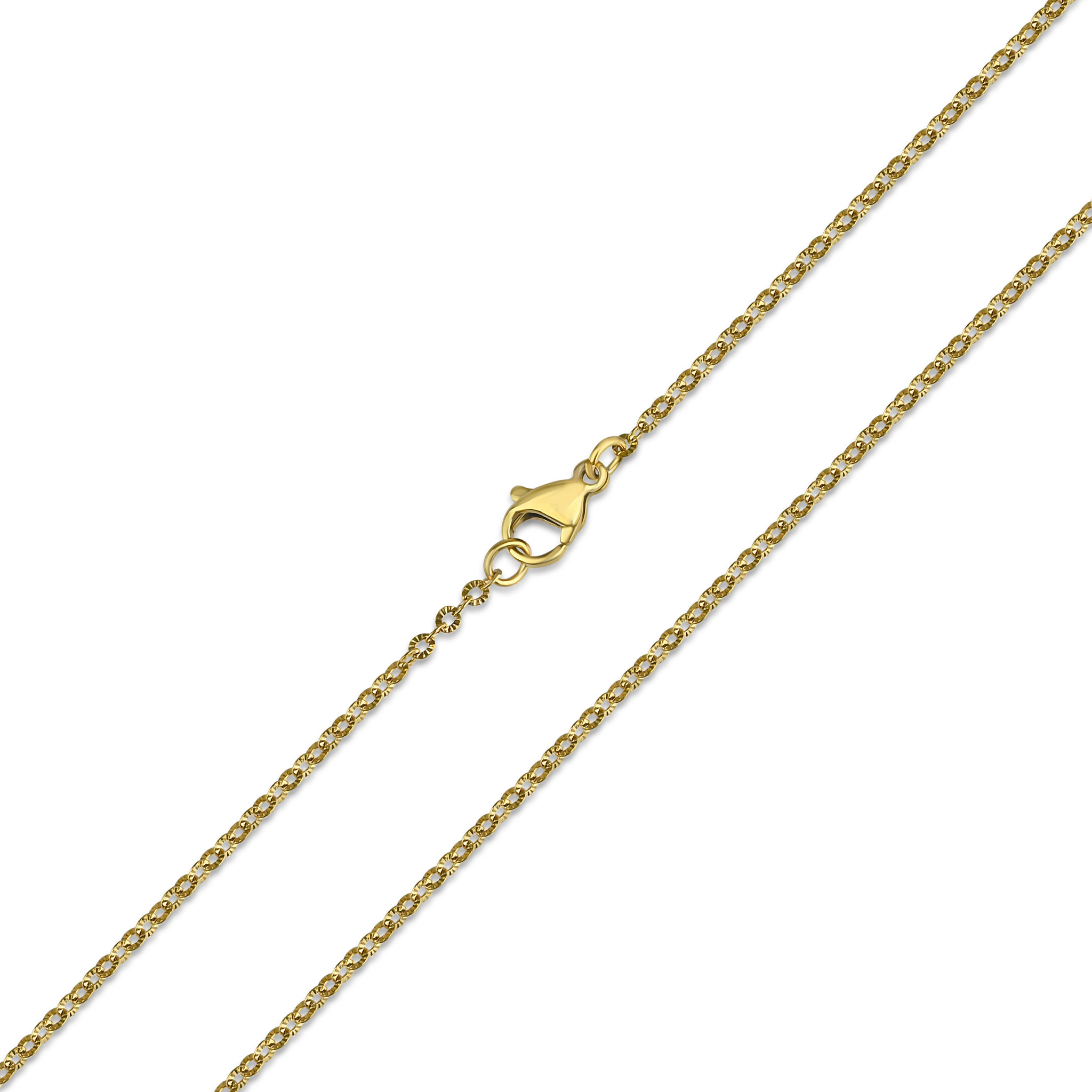 Meucci Vzorovaný řetízek 45/0,2 cm GOLD