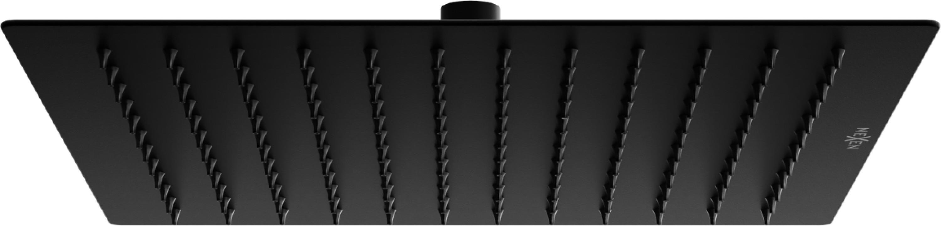 MEXEN Slim déšť 30 × 30 cm, černá