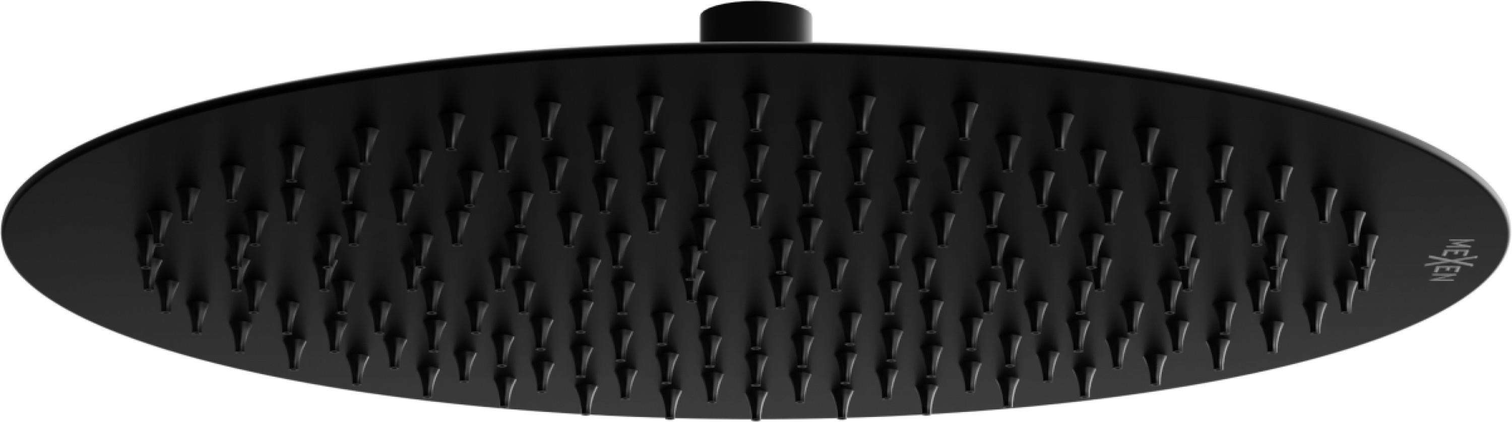 MEXEN Slim déšť 30 cm, černá