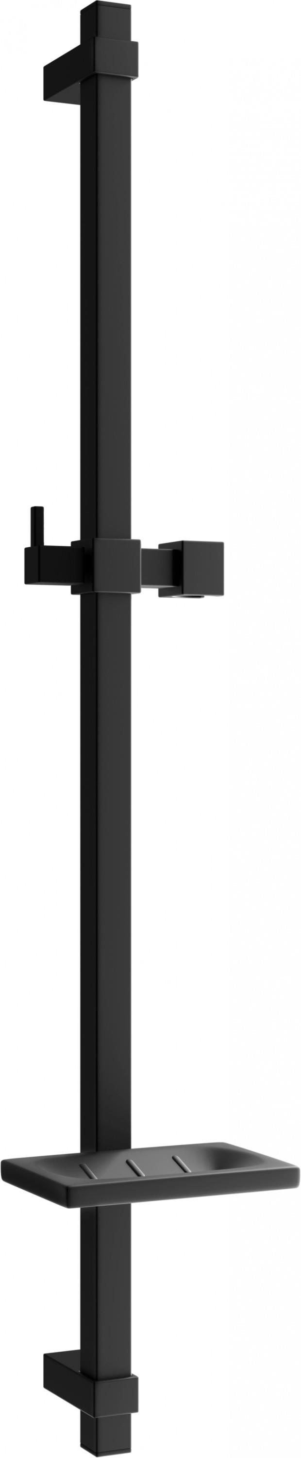 MEXEN DQ Posuvný držák sprchy s mýdlenkou 80 cm, černý